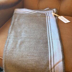 NWT Fibre Gray and Blue Women's Wrap One Size
